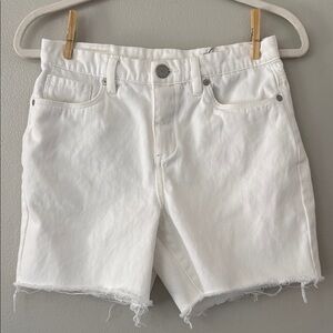 Blank NYC The Warren High Rise Denim Short - 26 - White